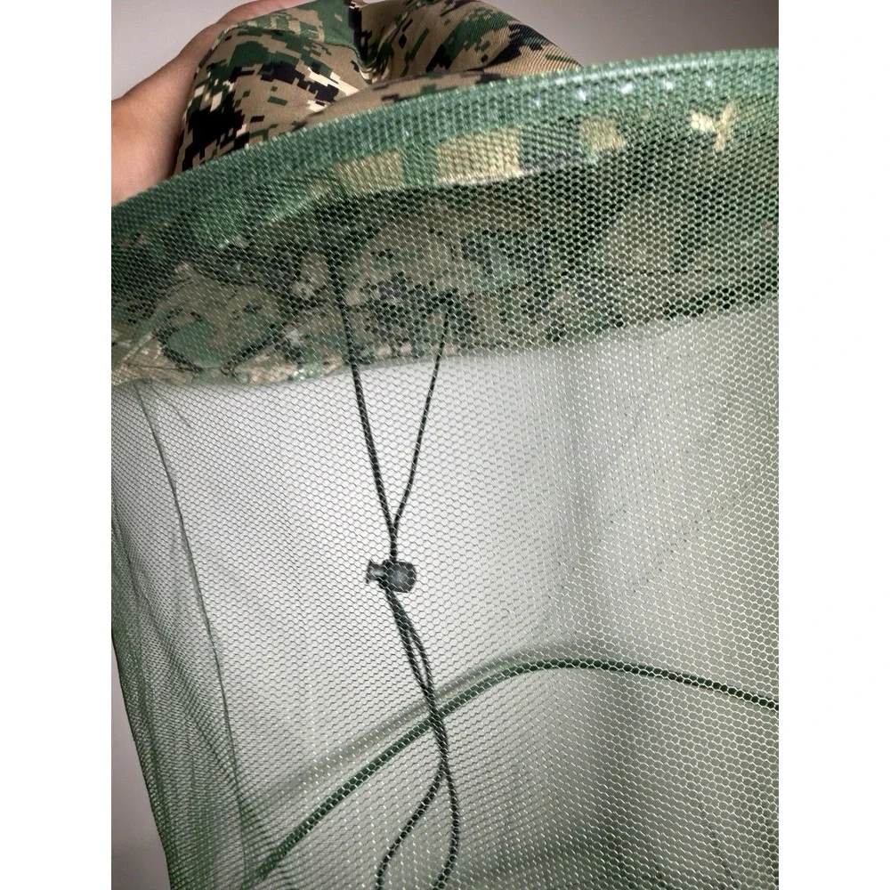 Beekeeper Camo Hat Mosquito Insect Net Veil Head Face Protector Fishing Hiking